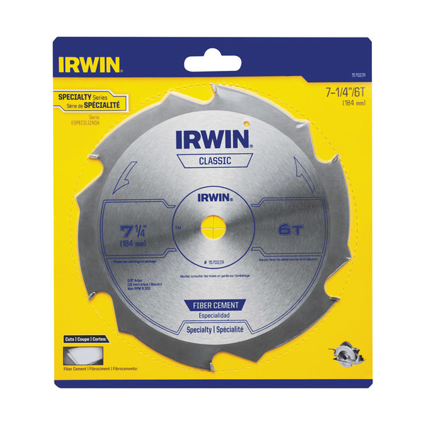 Irwin CIRC SWBLD FBR 6T 7-1/4"" 15702ZR